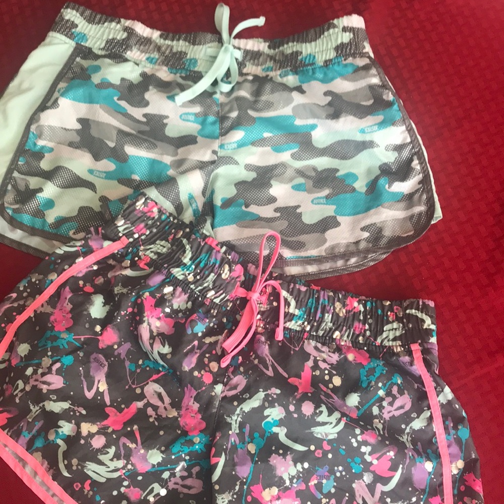Justice shorts. Size 14